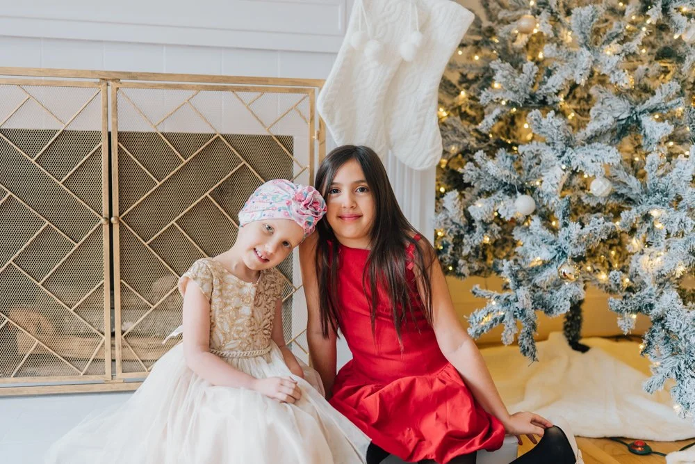 Full Studio Christmas Family Photos with the best Family Photographer in Greenville, SC in a studio