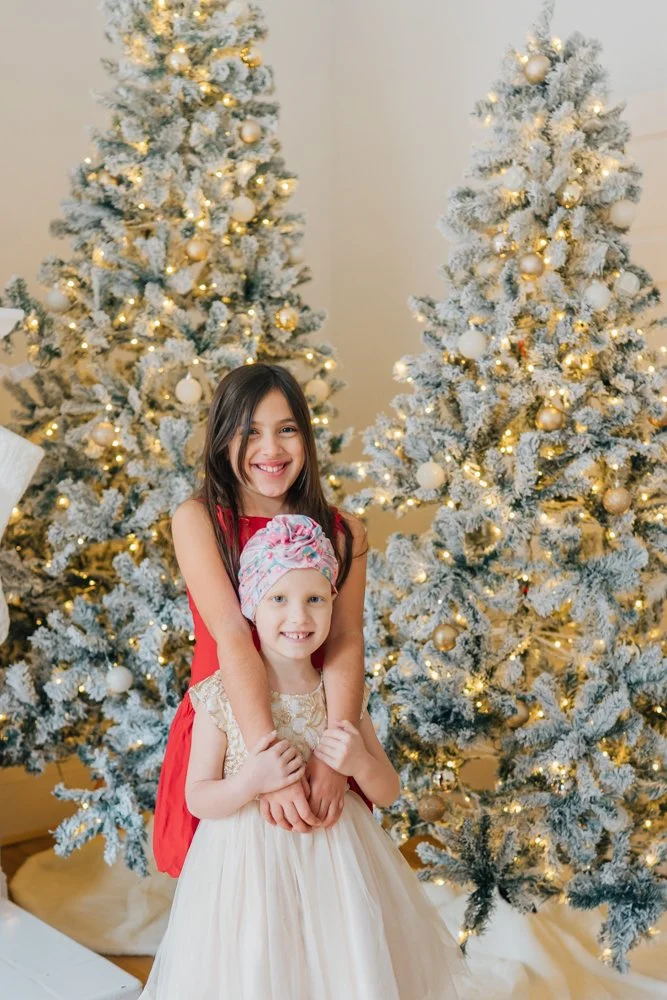 Full Studio Christmas Family Photos with the best Family Photographer in Greenville, SC in a studio
