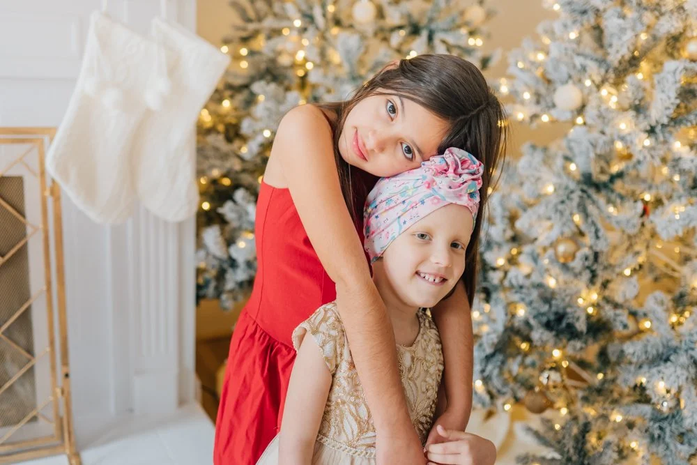 Full Studio Christmas Family Photos with the best Family Photographer in Greenville, SC in a studio