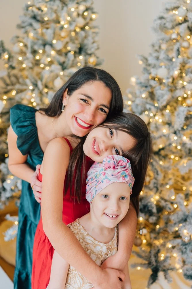 Full Studio Christmas Family Photos with the best Family Photographer in Greenville, SC in a studio
