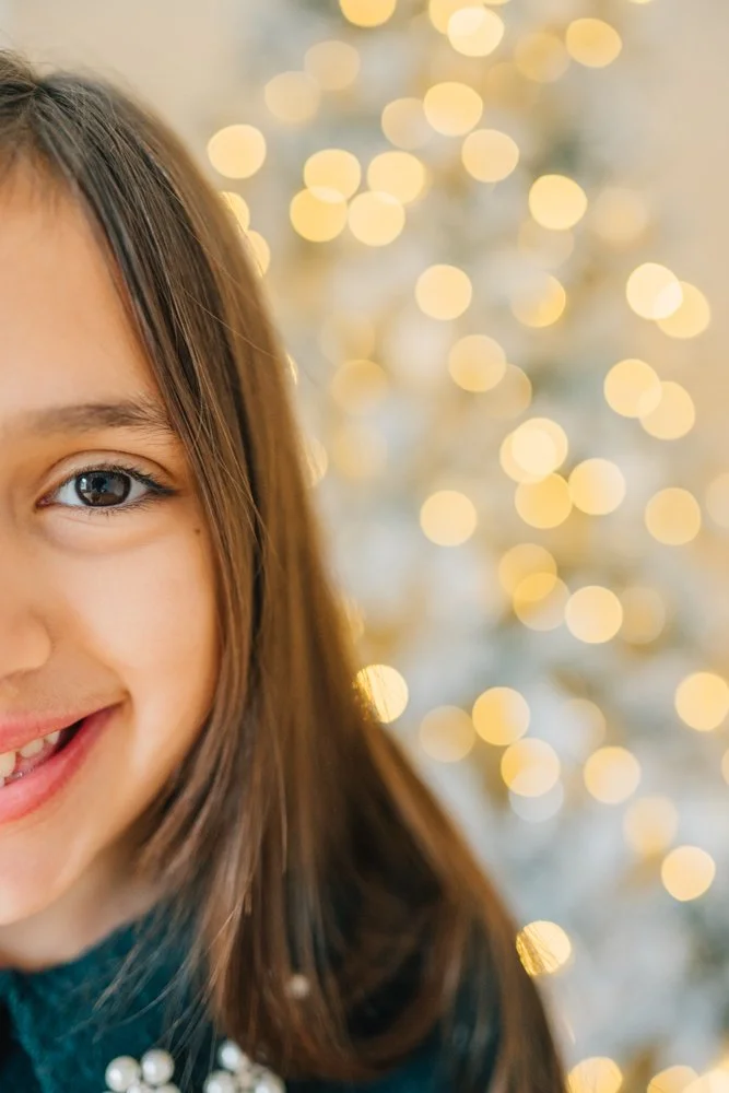 Full Studio Christmas Family Photos with the best Family Photographer in Greenville, SC in a studio