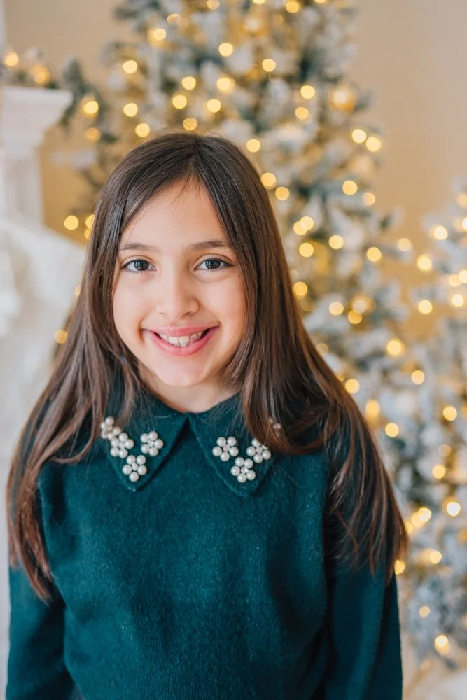 Full Studio Christmas Family Photos with the best Family Photographer in Greenville, SC in a studio
