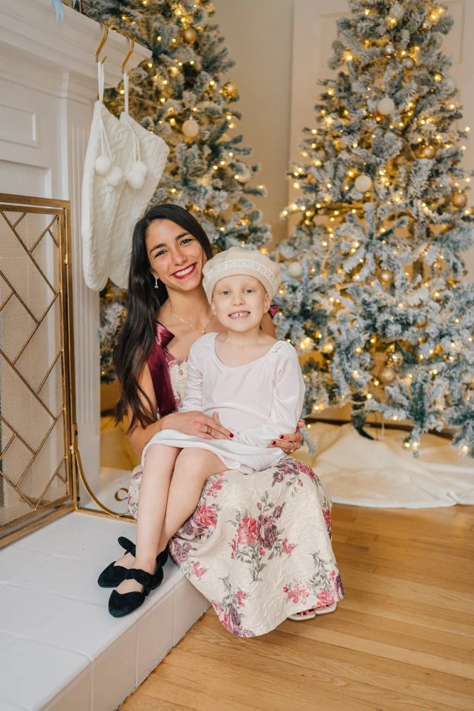 Full Studio Christmas Family Photos with the best Family Photographer in Greenville, SC in a studio