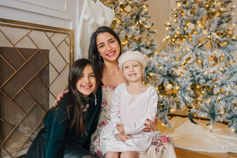 Full Studio Christmas Family Photos with the best Family Photographer in Greenville, SC in a studio