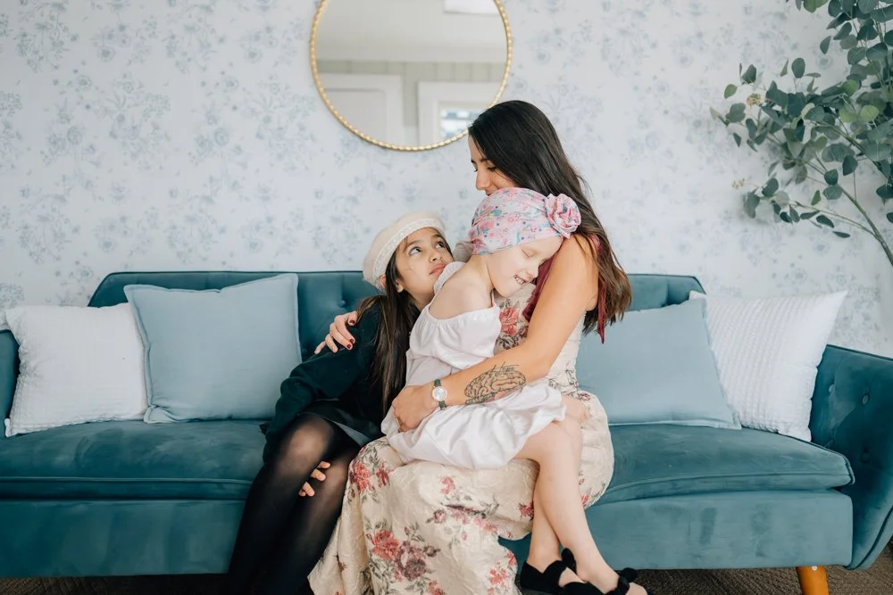 Full Studio Christmas Family Photos with the best Family Photographer in Greenville, SC in a studio