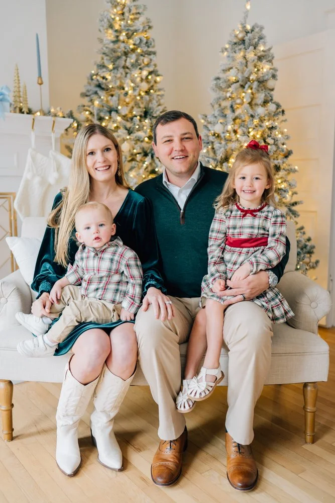 Family Christmas Photographer in Greenville, SC