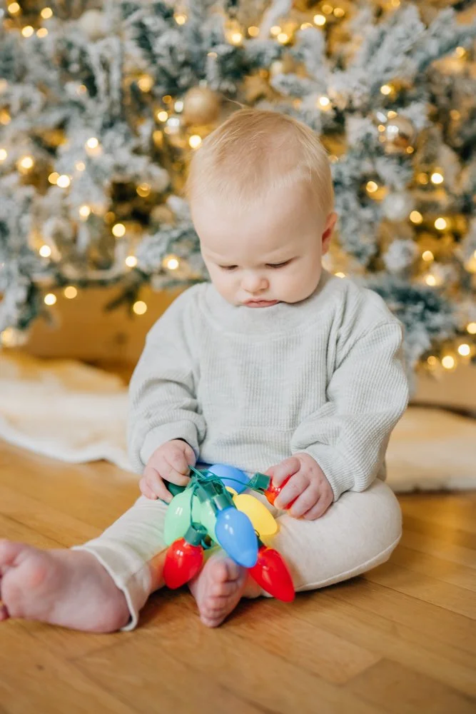 Photographer with a stdio and Christmas set up In Greenville, SC