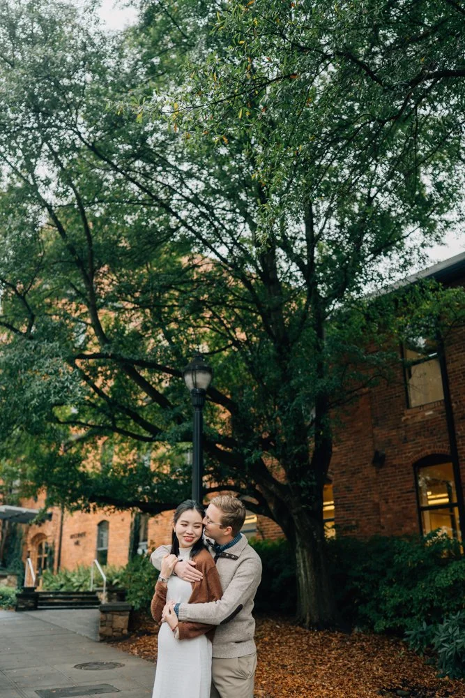 Christmas maternity photos in downtown Greenville south carolina-8646.jpg