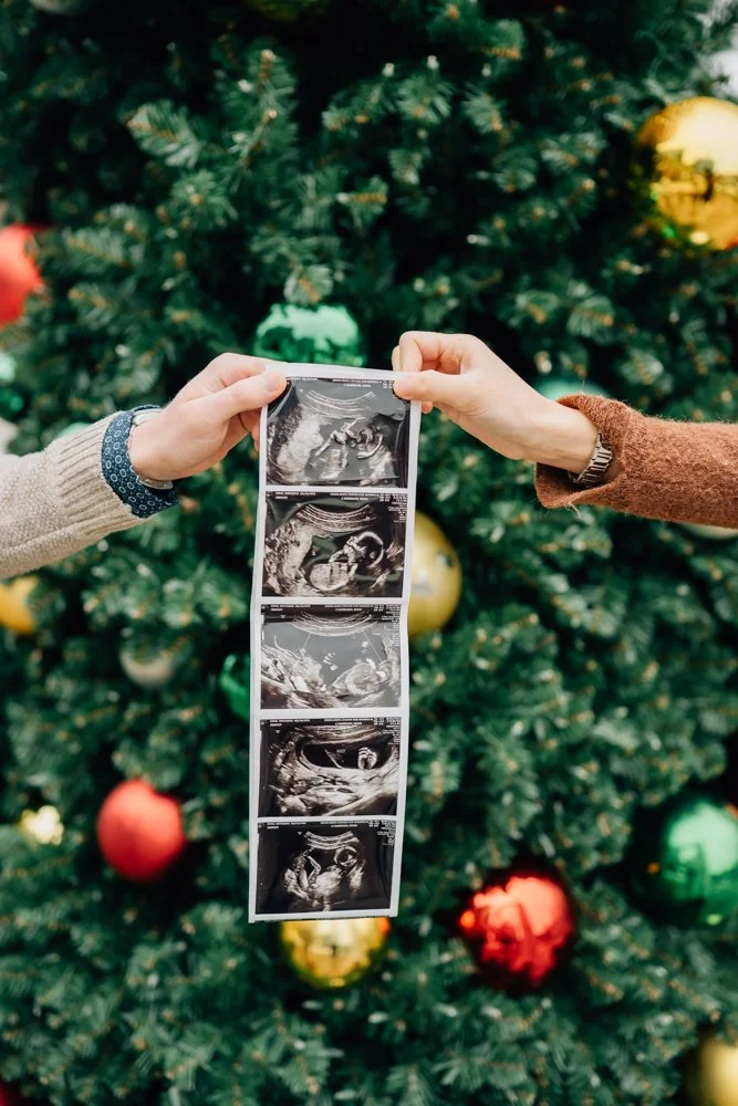 Christmas maternity photos in downtown Greenville south carolina-9076.jpg
