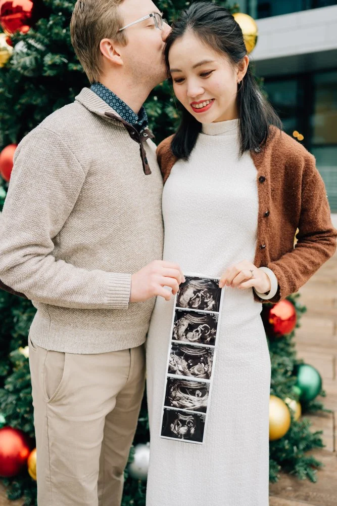 Christmas maternity photos in downtown Greenville south carolina-9133-2.jpg