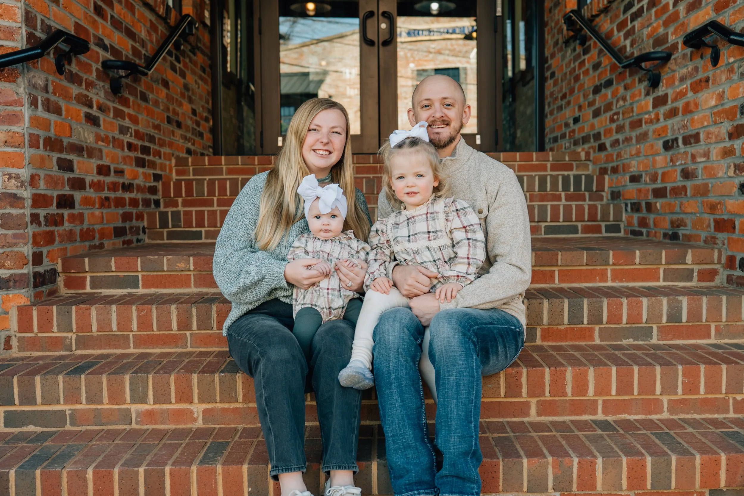 Extended Family Photos in Greenville SC: An Industrial Downtown Session