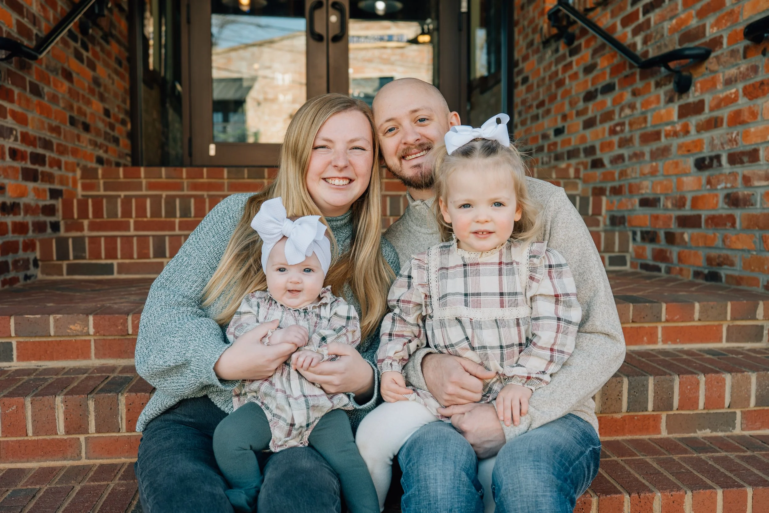 Extended Family Photos in Greenville SC: An Industrial Downtown Session