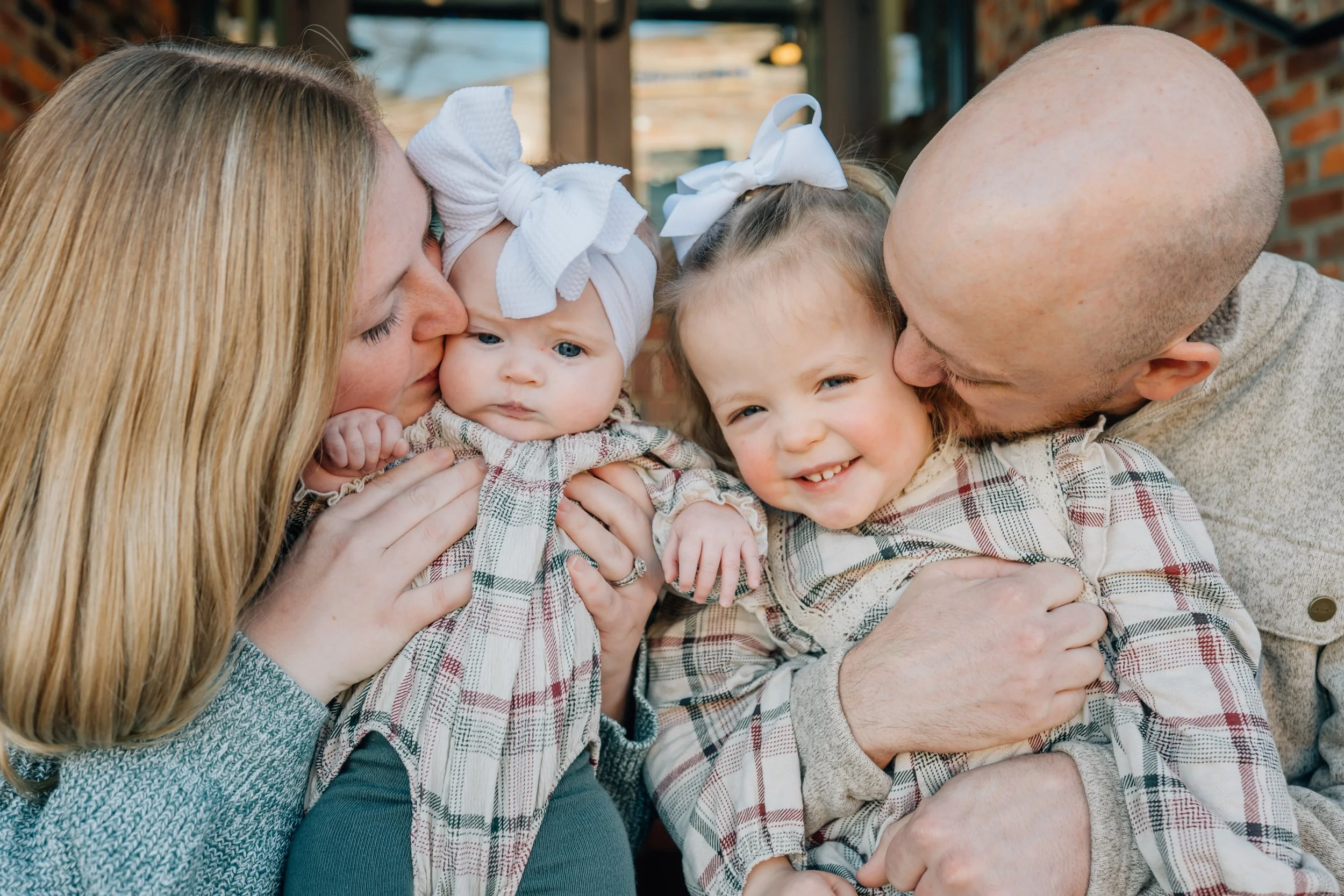 Extended Family Photos in Greenville SC: An Industrial Downtown Session