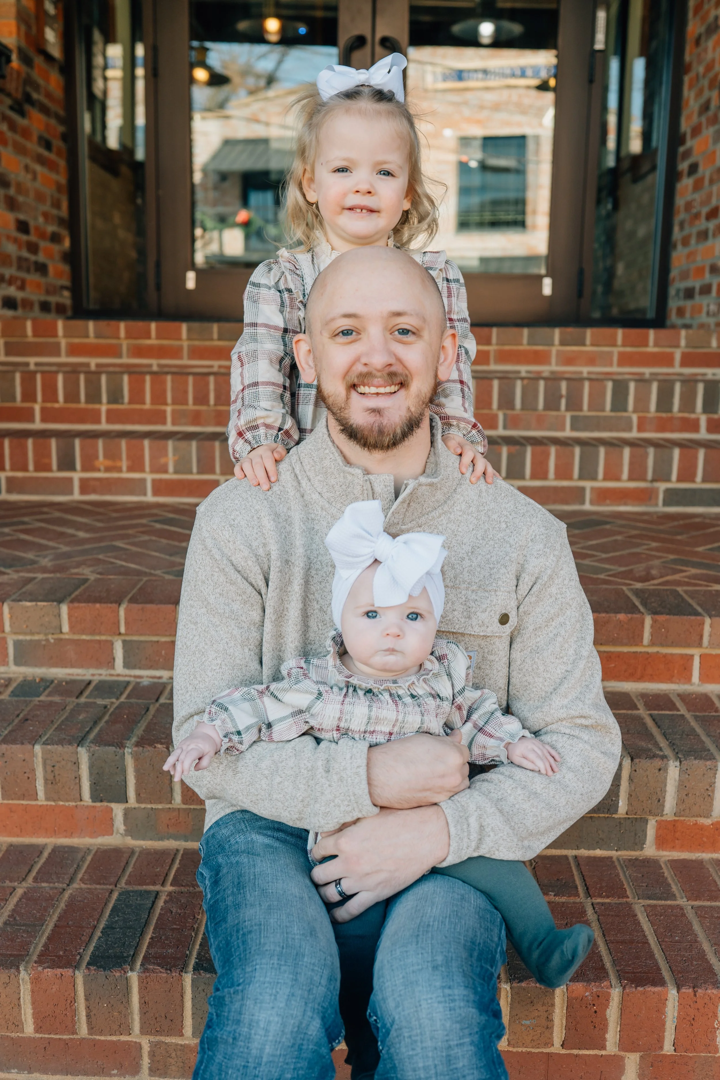 Extended Family Photos in Greenville SC: An Industrial Downtown Session