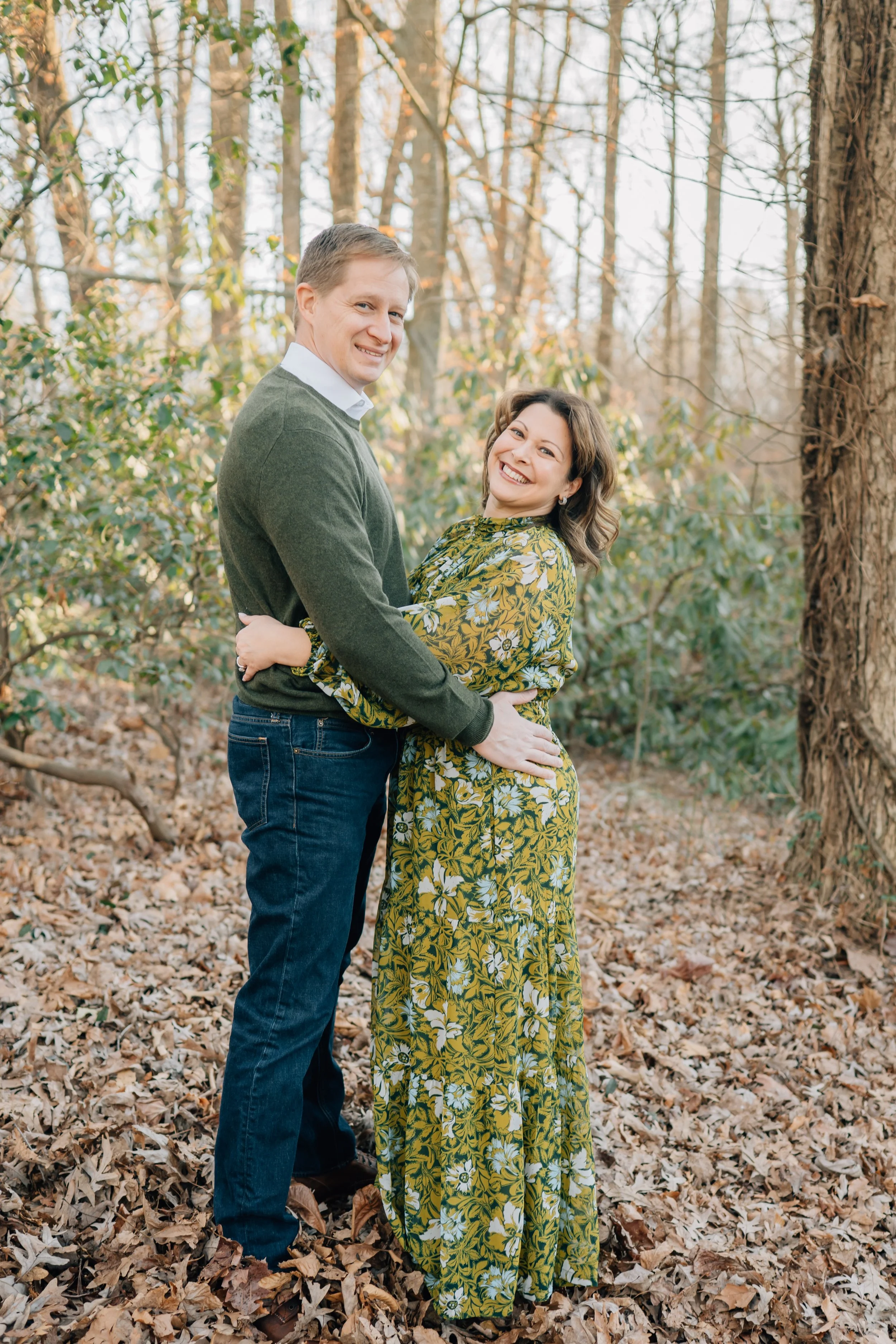 Winter Family Photos At Paris Mountain State Park