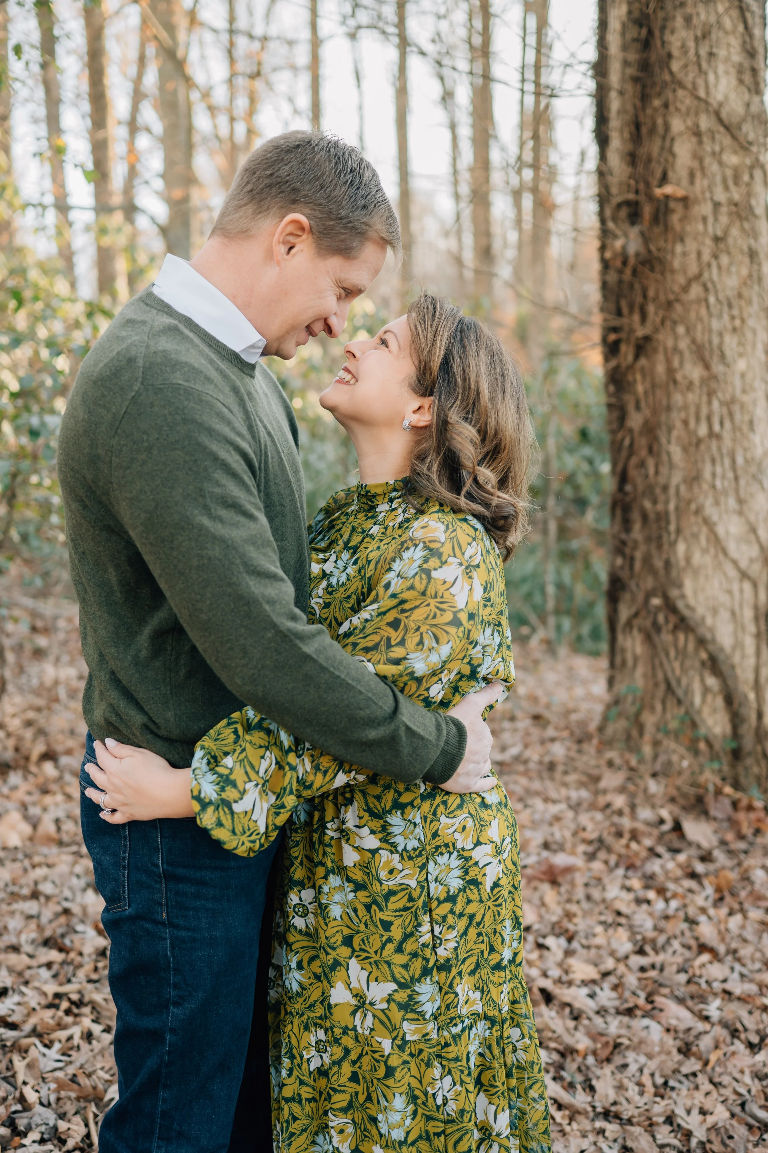 Winter Family Photos At Paris Mountain State Park