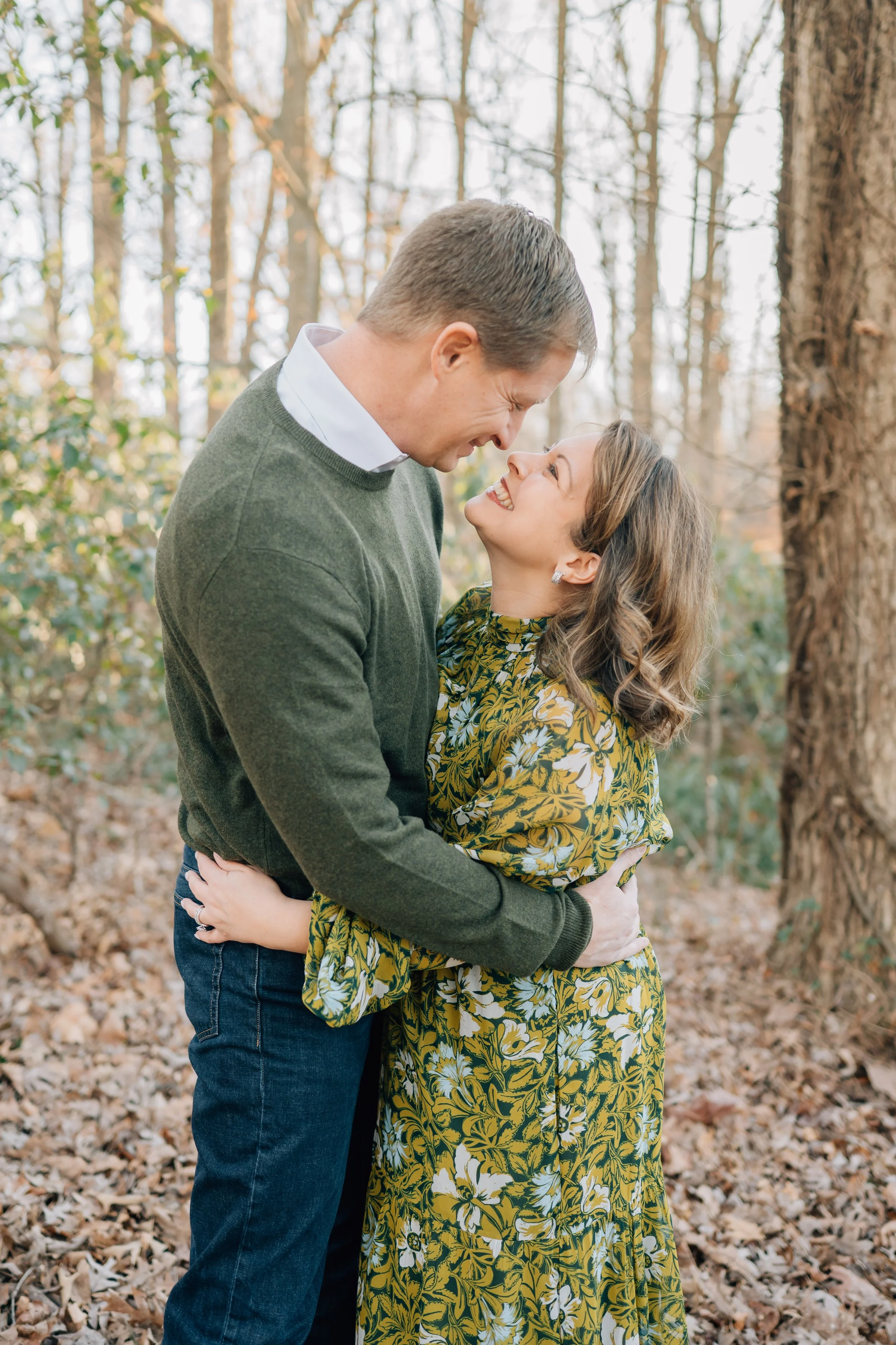 Winter Family Photos At Paris Mountain State Park