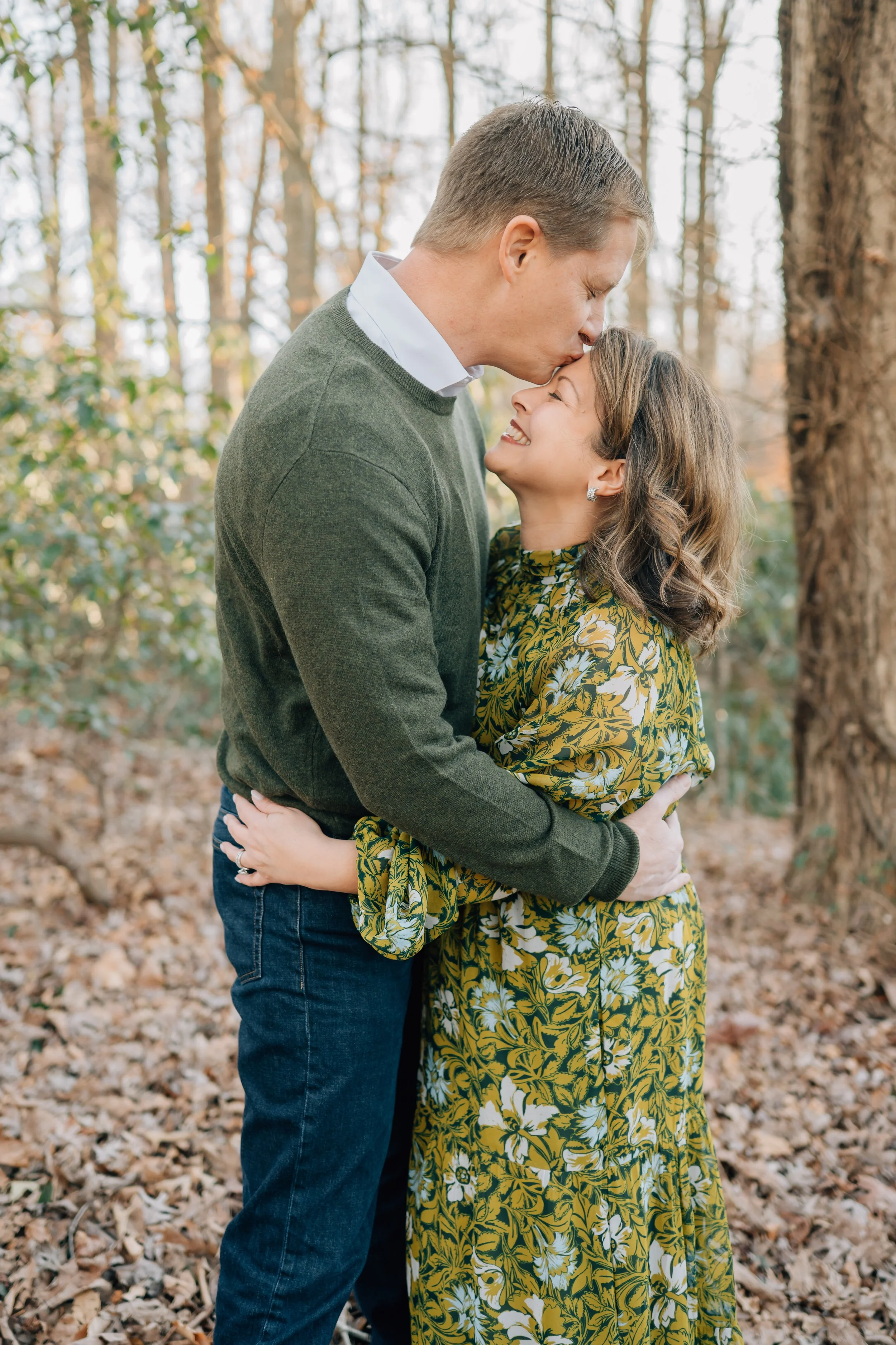 Winter Family Photos At Paris Mountain State Park