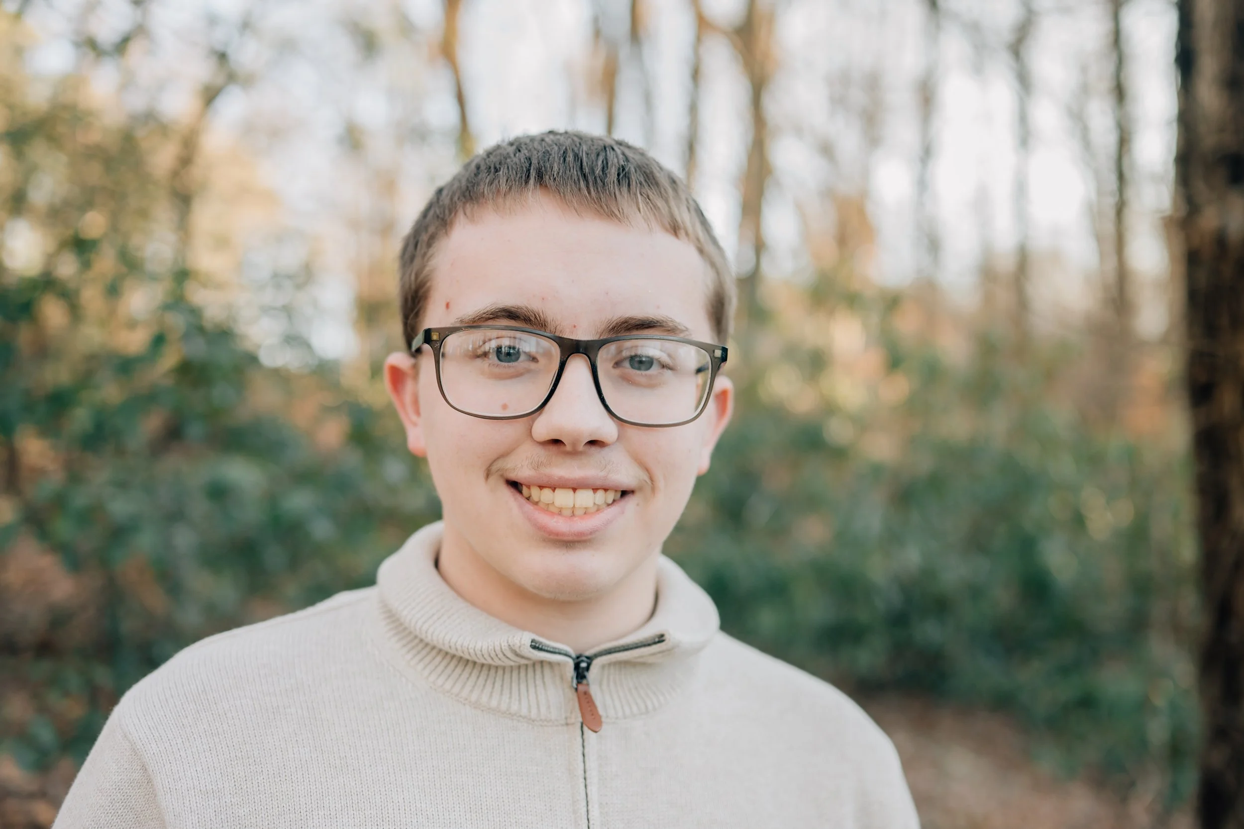 Winter Family Photos At Paris Mountain State Park