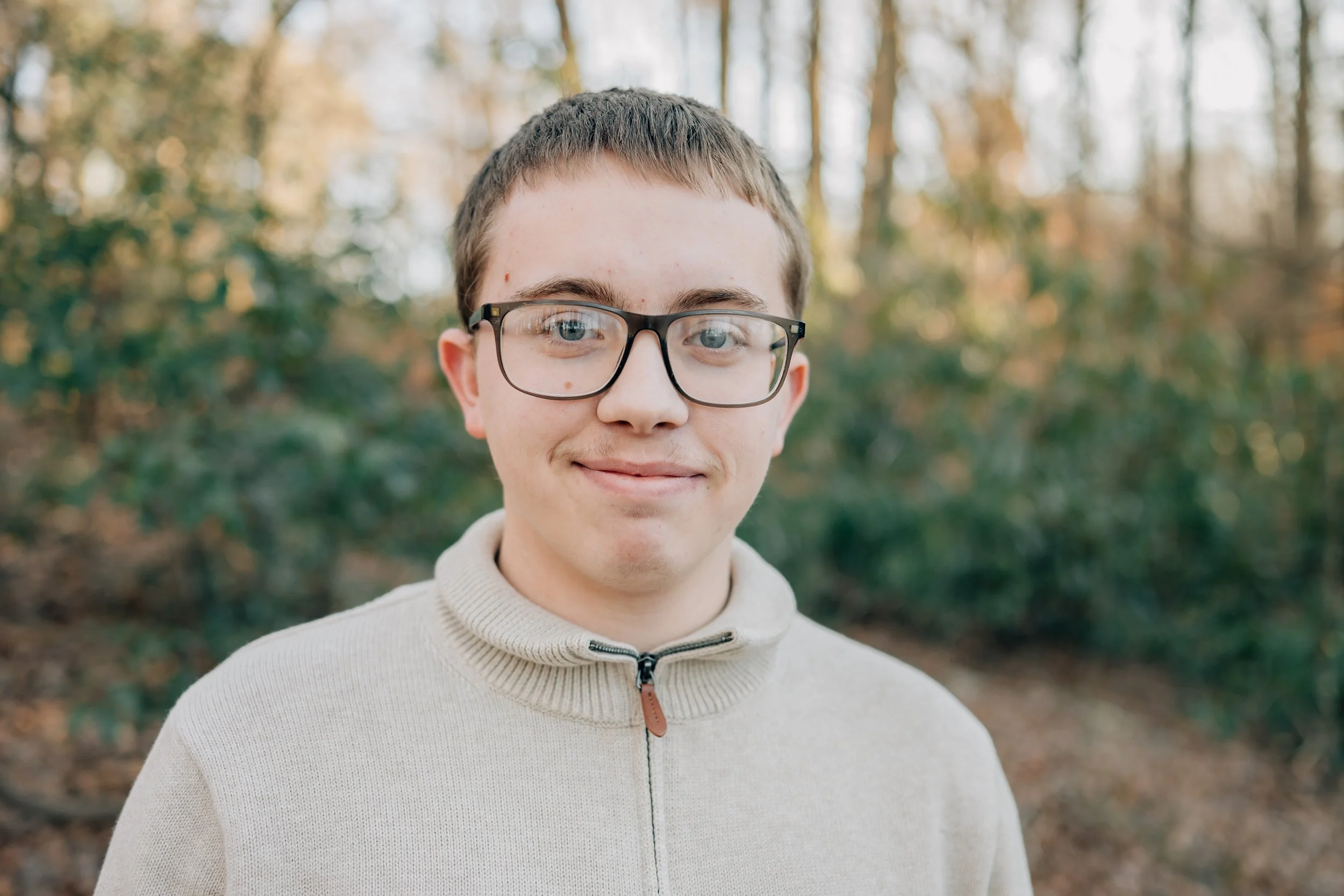 Winter Family Photos At Paris Mountain State Park