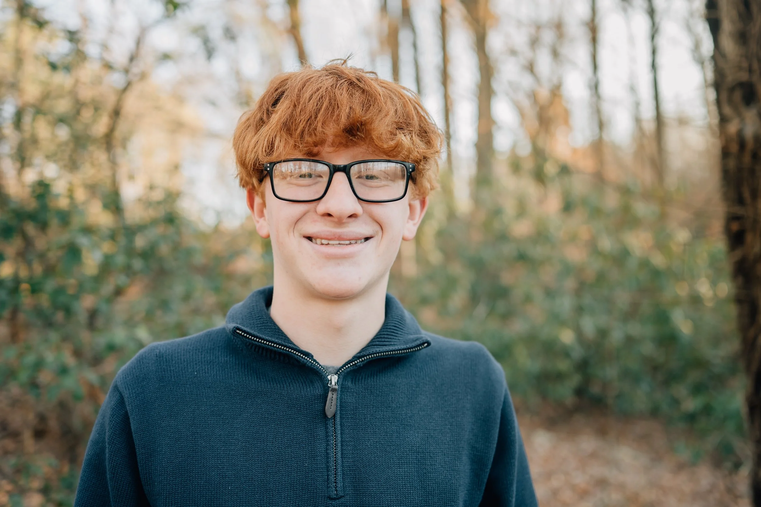 Winter Family Photos At Paris Mountain State Park