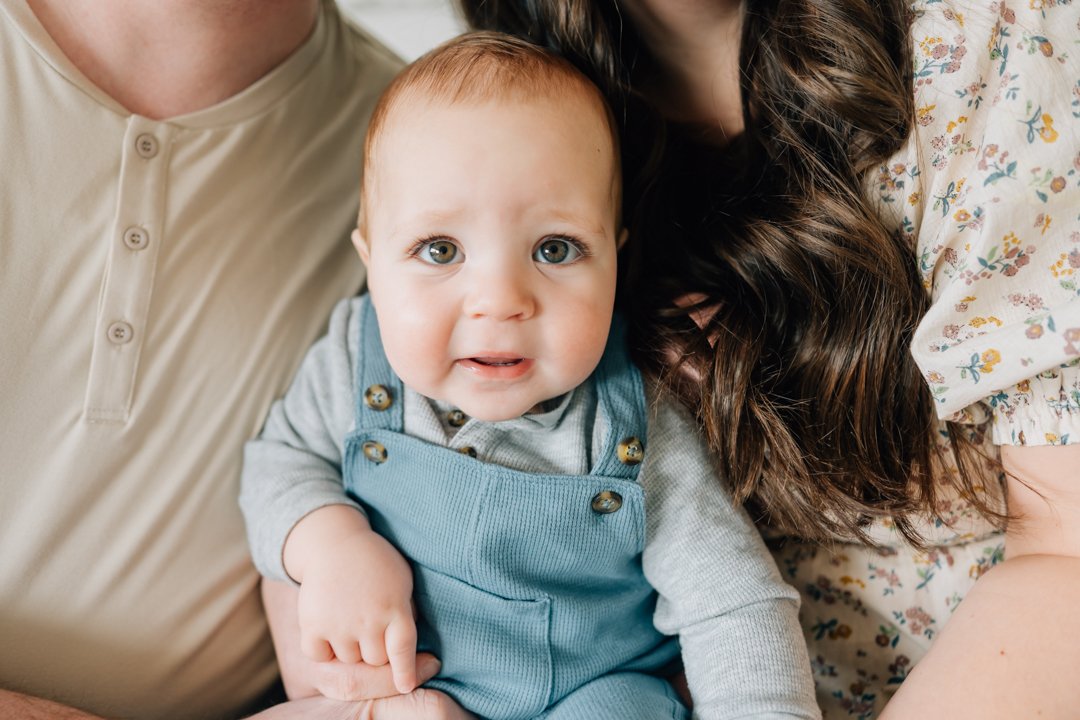 First Birthday Photoshoot in a Natural Light Studio