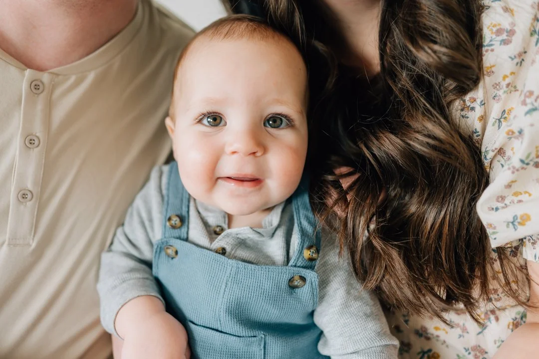 First Birthday Photoshoot in a Natural Light Studio