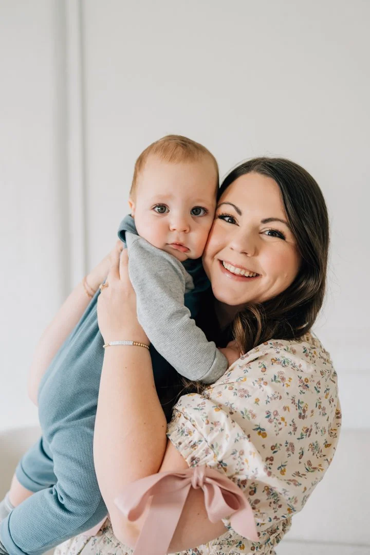 First Birthday Photoshoot in a Natural Light Studio