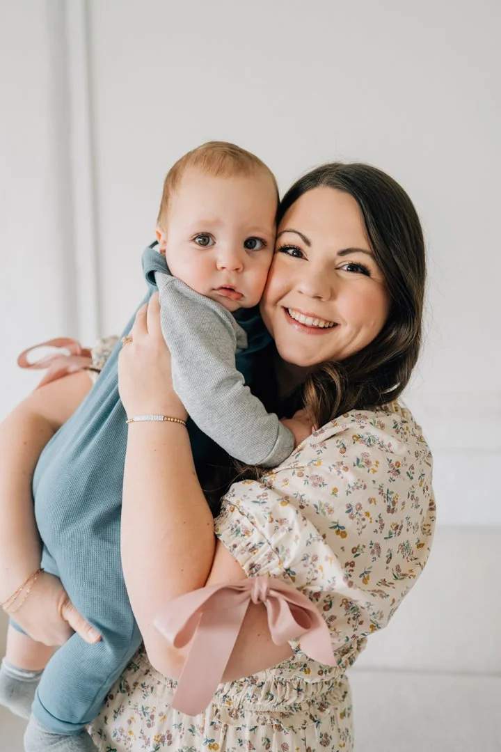 First Birthday Photoshoot in a Natural Light Studio