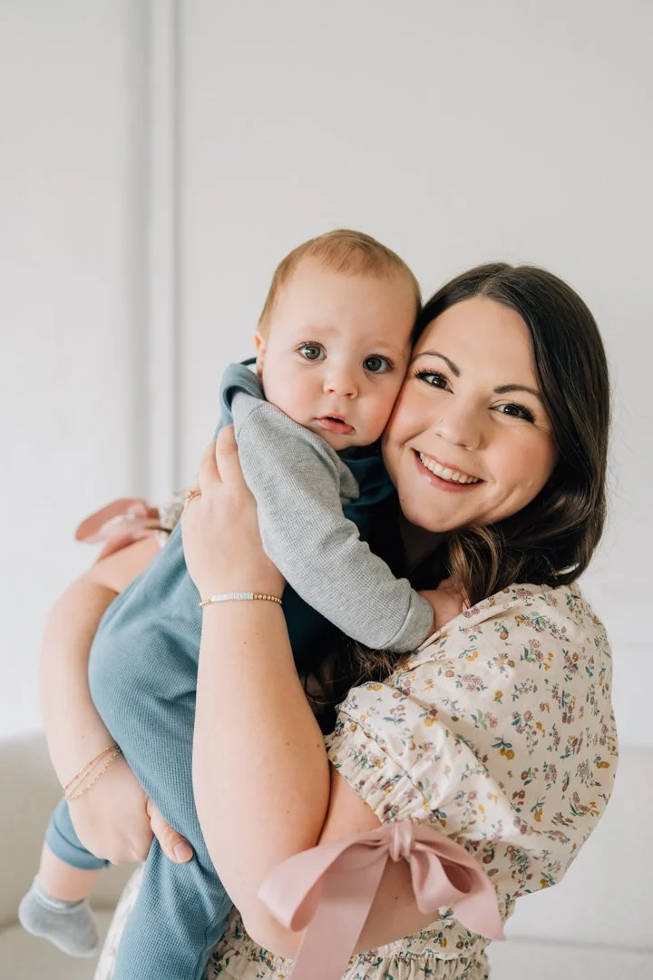 First Birthday Photoshoot in a Natural Light Studio