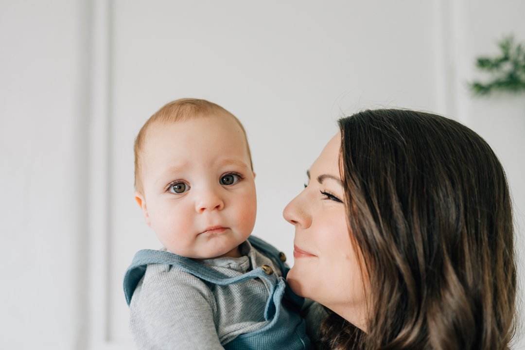 First Birthday Photoshoot in a Natural Light Studio