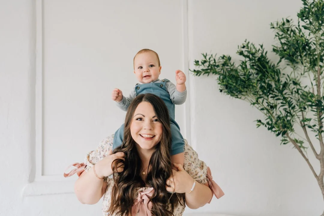 First Birthday Photoshoot in a Natural Light Studio