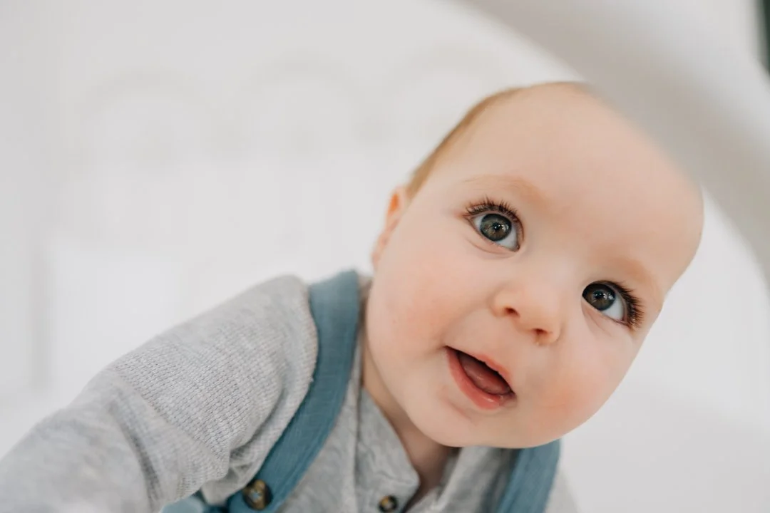 First Birthday Photoshoot in a Natural Light Studio