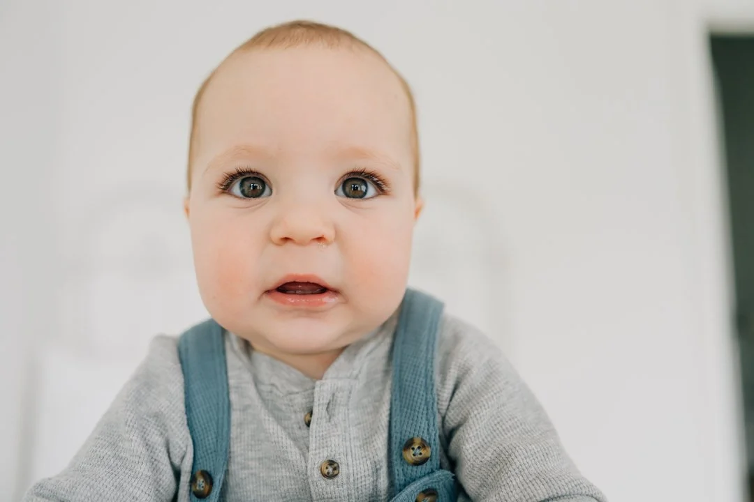 First Birthday Photoshoot in a Natural Light Studio