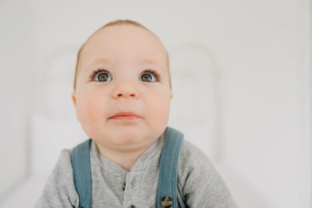 First Birthday Photoshoot in a Natural Light Studio