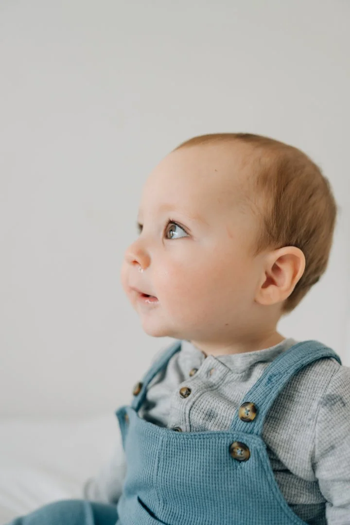 First Birthday Photoshoot in a Natural Light Studio