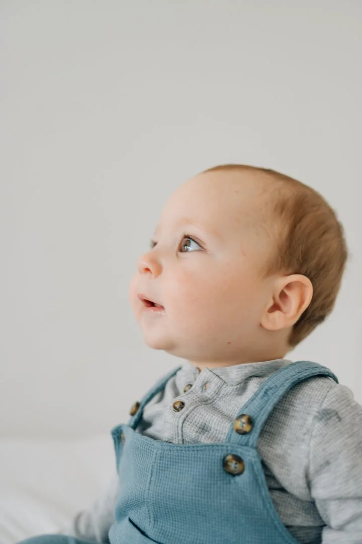 First Birthday Photoshoot in a Natural Light Studio