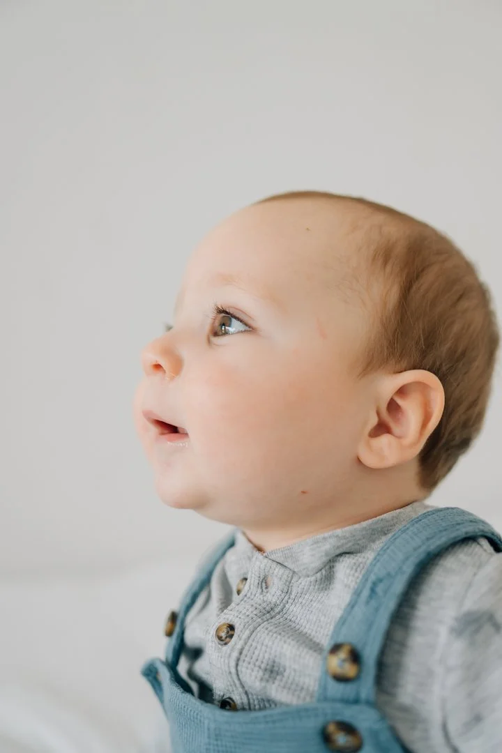 First Birthday Photoshoot in a Natural Light Studio