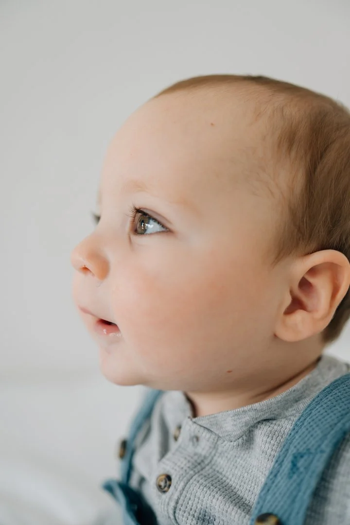 First Birthday Photoshoot in a Natural Light Studio