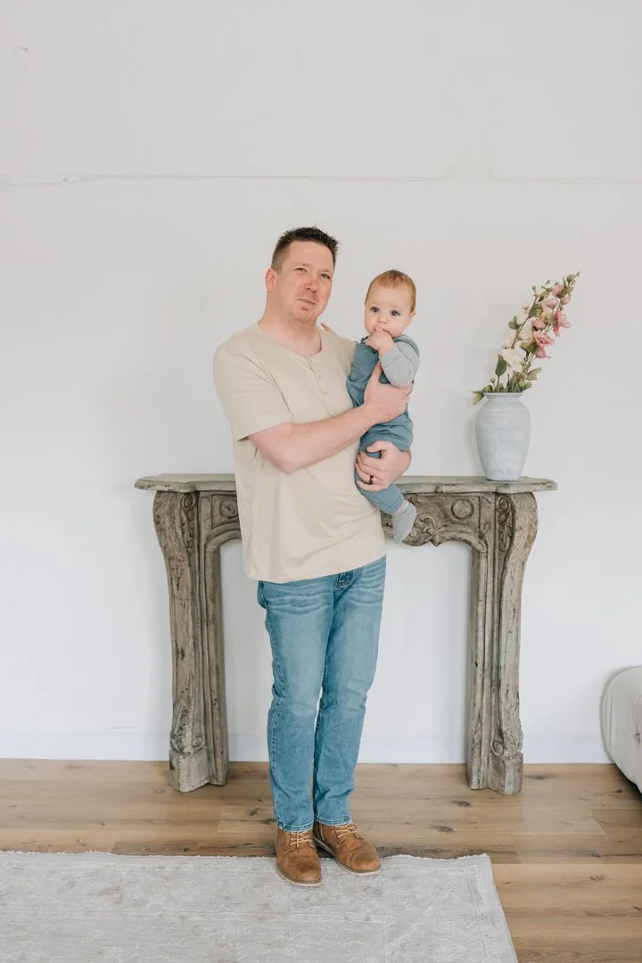 First Birthday Photoshoot in a Natural Light Studio