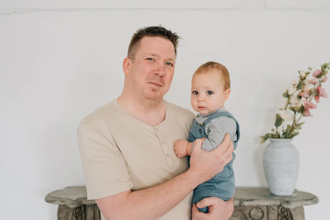 First Birthday Photoshoot in a Natural Light Studio