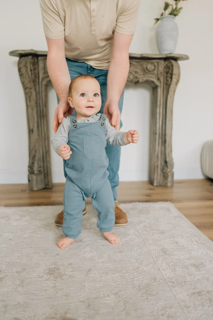 First Birthday Photoshoot in a Natural Light Studio