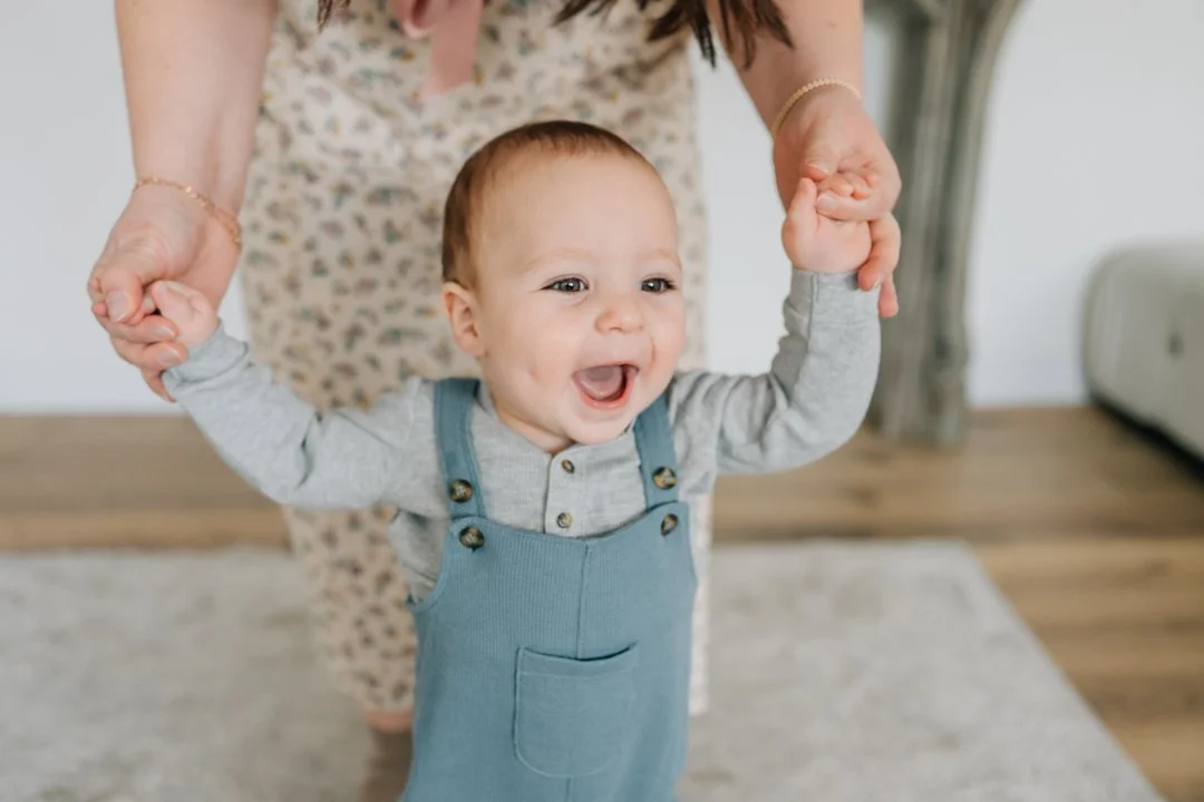 First Birthday Photoshoot in a Natural Light Studio