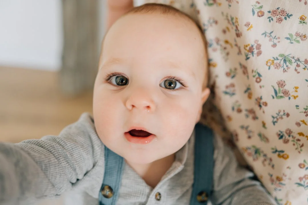 First Birthday Photoshoot in a Natural Light Studio