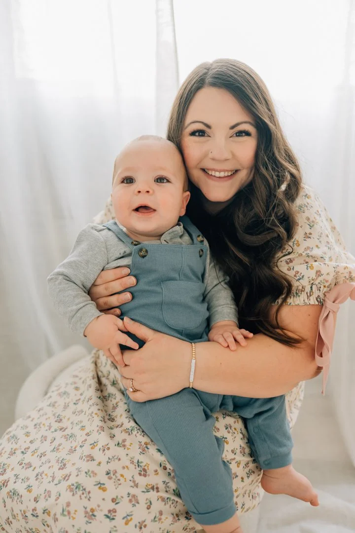 First Birthday Photoshoot in a Natural Light Studio