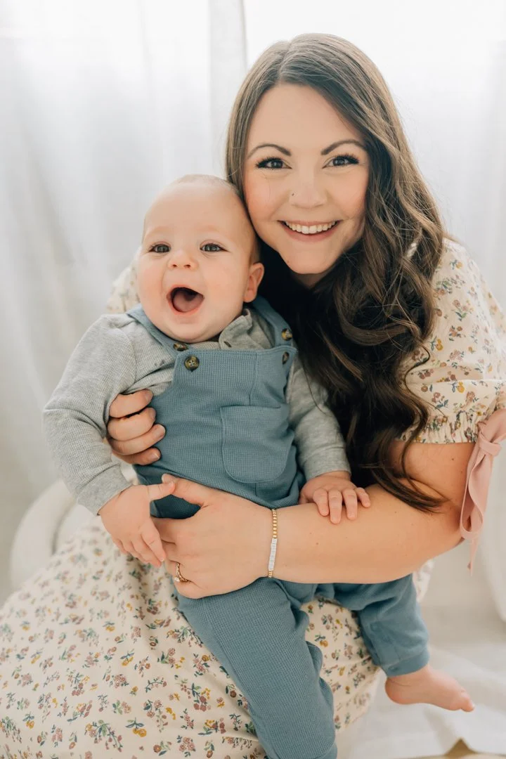 First Birthday Photoshoot in a Natural Light Studio
