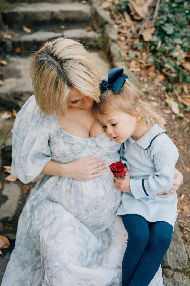 Downtown Greenville Maternity and Family Photos in the Winter