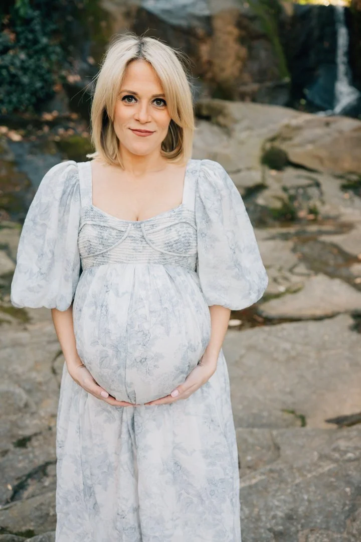 Downtown Greenville Maternity and Family Photos in the Winter