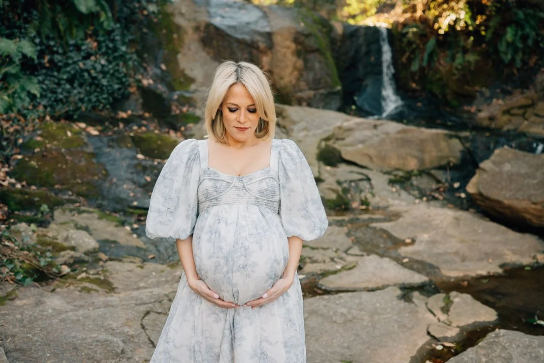 Downtown Greenville Maternity and Family Photos in the Winter