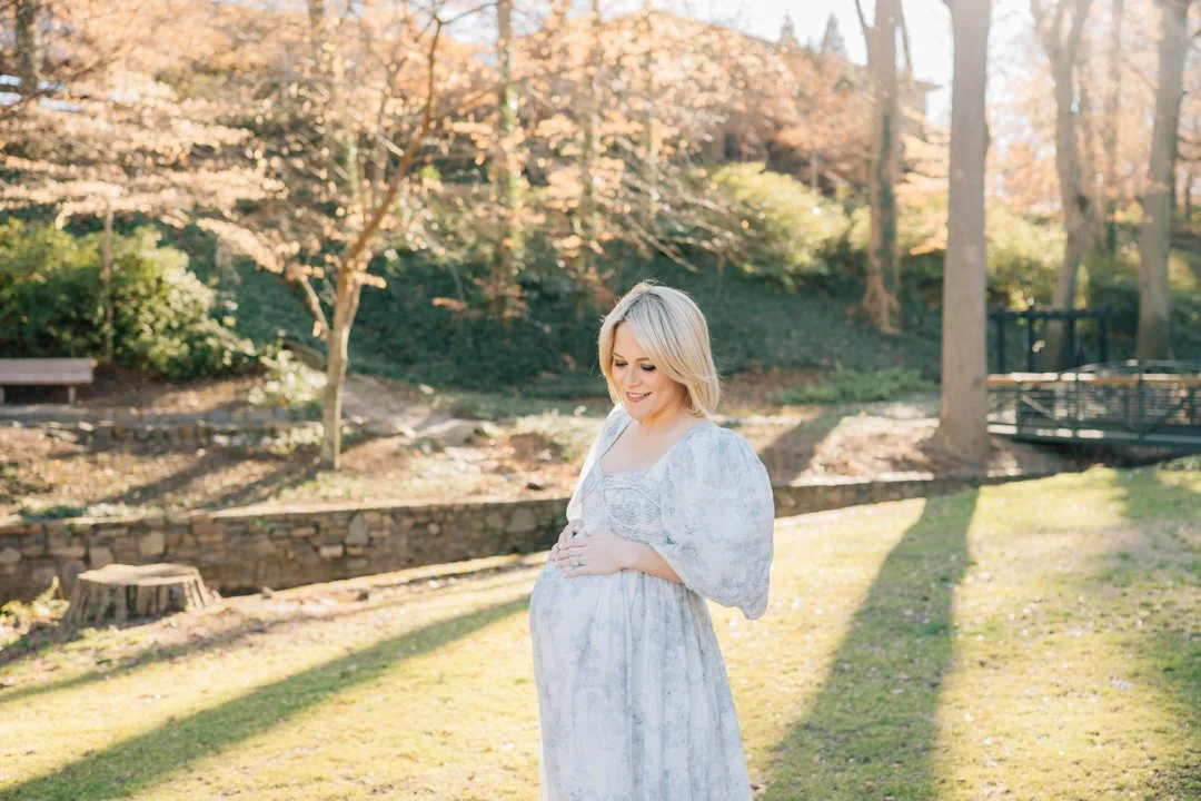 Downtown Greenville Maternity and Family Photos in the Winter